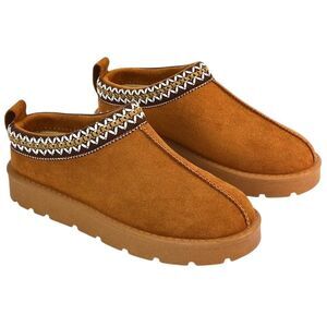 XY London Womens/Ladies Vicky Aztec Flat Boots / Tan